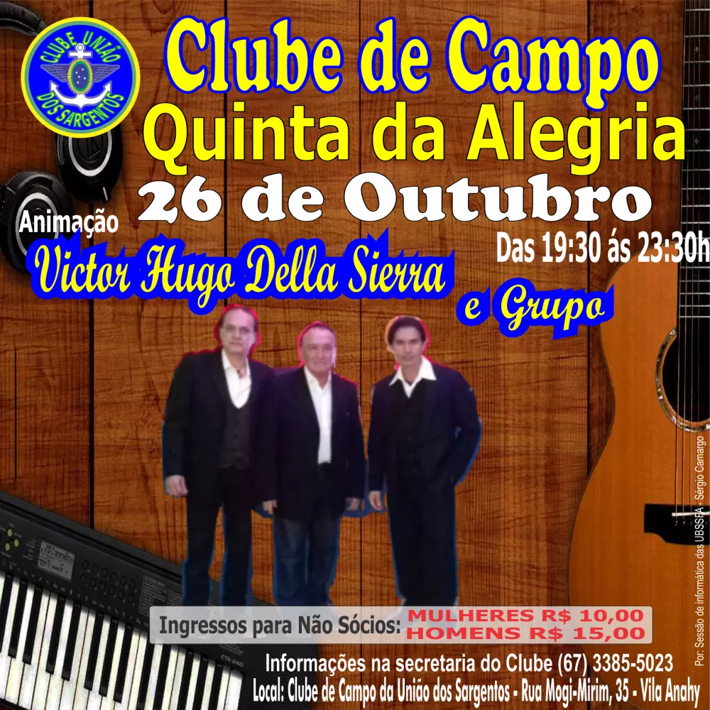 Quinta da Alegria no Clube de Campo 26/10/2023